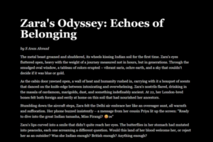 Zara’s Odyssey: Echoes of Belonging (Version 1.1)